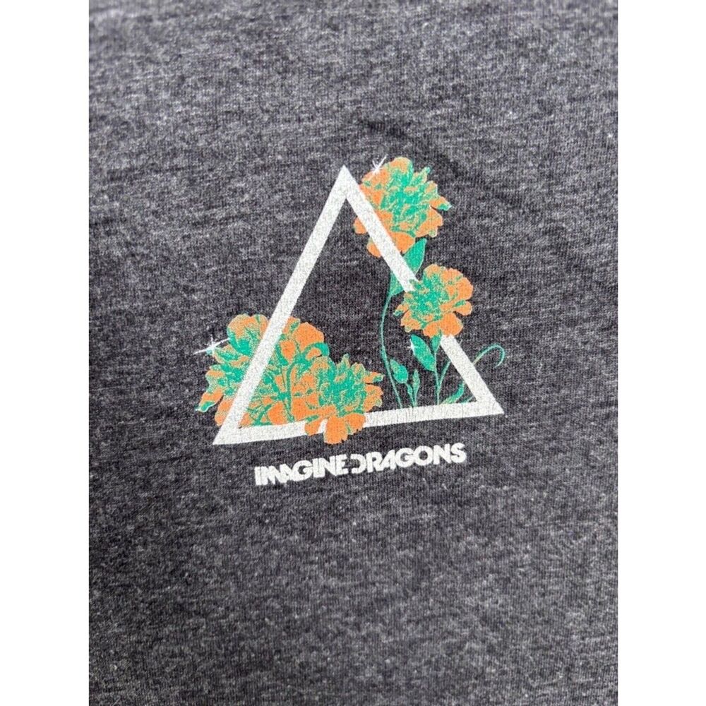 Men's Imagine Dragons Tank Top - XL Grey Orange Band Tee
